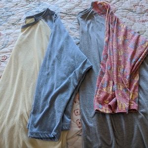 2 LueLaRoe Randy Tops